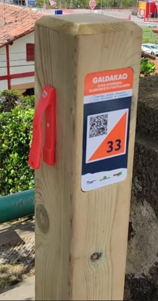 Cada uno de los recorridos creados dispone de balizas con códigos QR