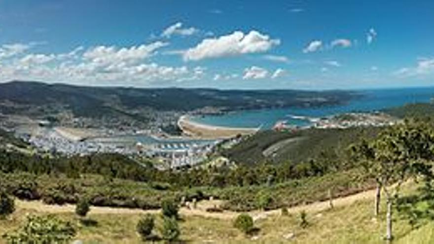 Vista de la localidad lucense de Viveiro