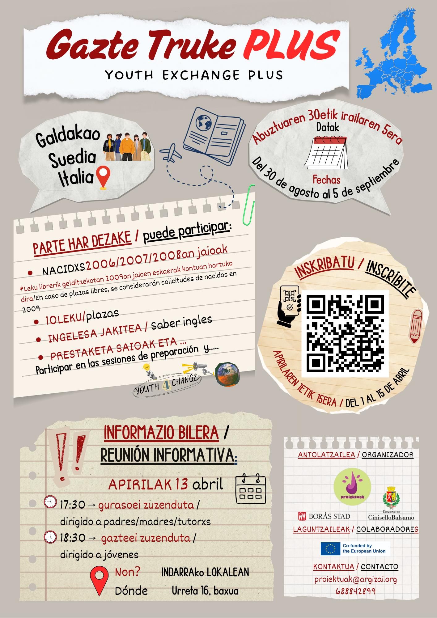 Bases de participación, fechas y plazos