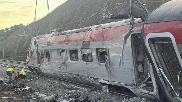 Imagen de los trenes accidentados en Adamuz, Córdoba