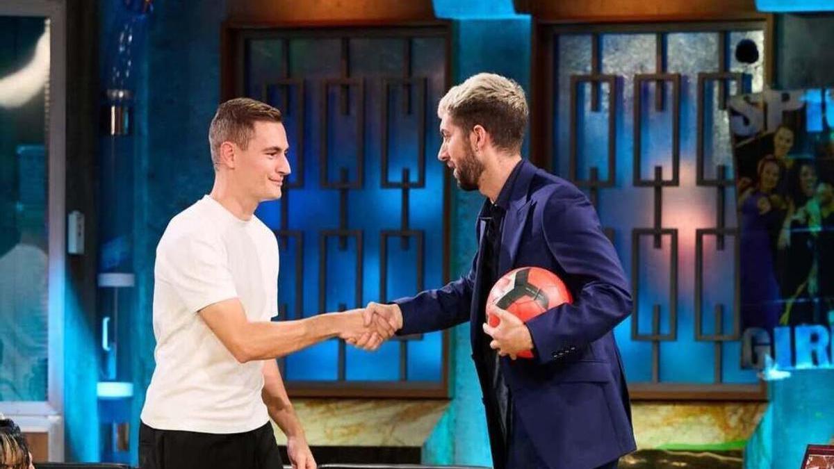 Jorge de Frutos y David Broncano, ayer en 'La Revuelta'