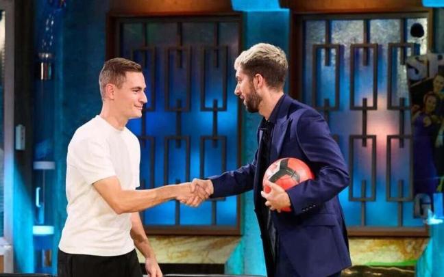 Jorge de Frutos y David Broncano, ayer en 'La Revuelta'