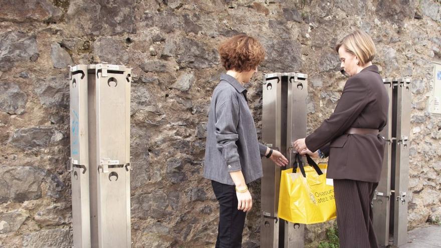 La alcaldesa y la portavoz jeltzale.