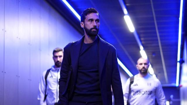 Álvaro Arbeloa, entrenador del Fulham, antes de medirse al Ipswich.
