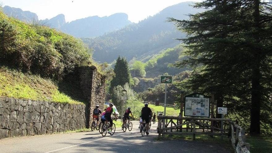 Vía Verde de Arditurri, llegando a las minas.