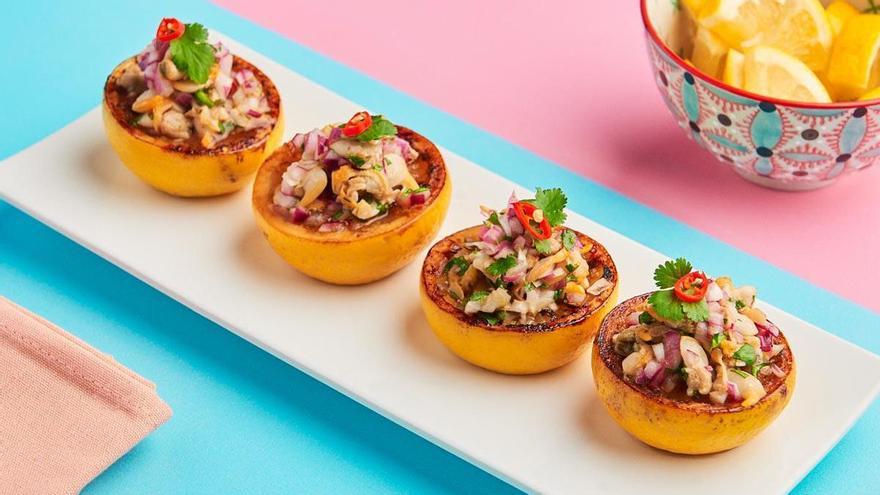 Ceviche de berberechos al limón