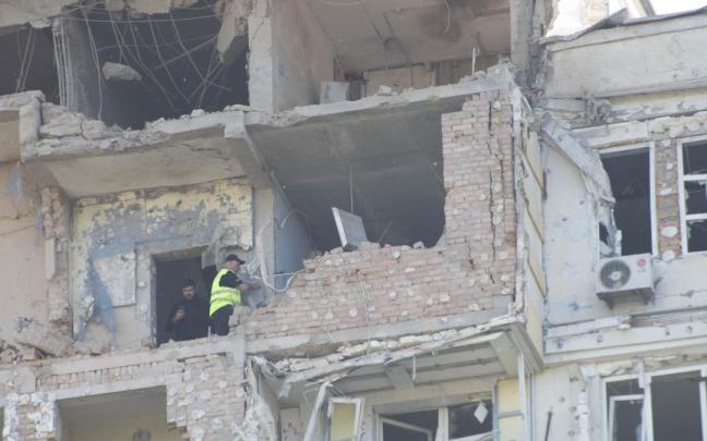 Los ataques rusos contra la capital ucraniana se repiten prácticamente a diario desde hace un mes.