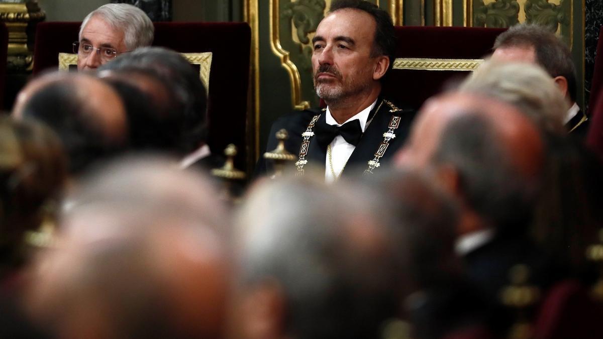 El magistrado del Tribunal Supremo Manuel Marchena, durante la apertura de un año judicial.