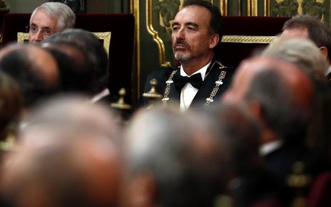 El magistrado del Tribunal Supremo Manuel Marchena, durante la apertura de un año judicial.