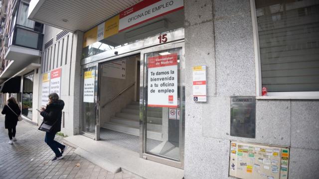 Fachada de la oficina del INEM