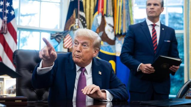 Trump, en el Despacho Oval.