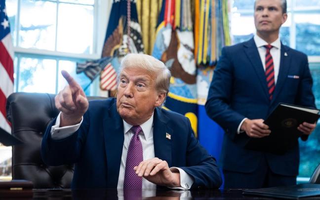 Trump, en el Despacho Oval.