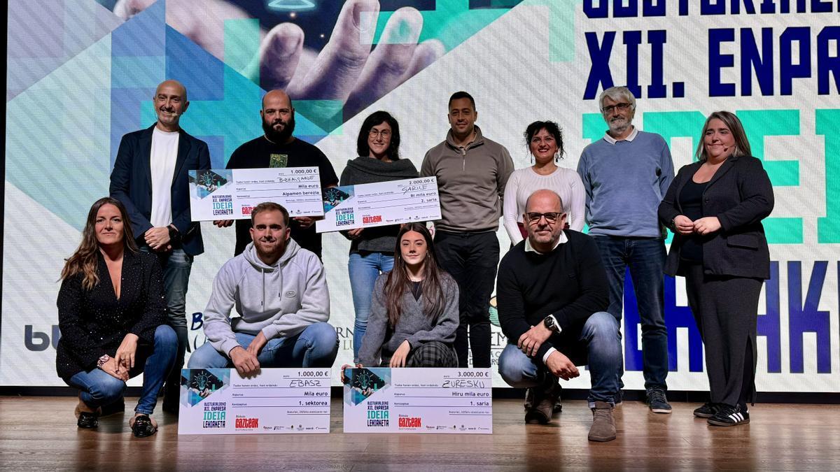 La entrega de premios se celebró en BBK Klima Abentura, en Busturia