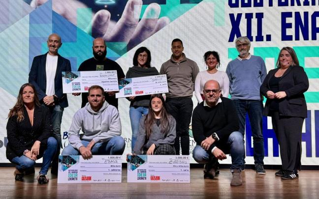 La entrega de premios se celebró en BBK Klima Abentura, en Busturia