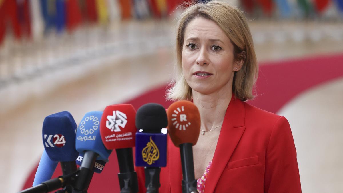 La Alta Representante de la Unión Europea para Política Exterior, Kaja Kallas.
