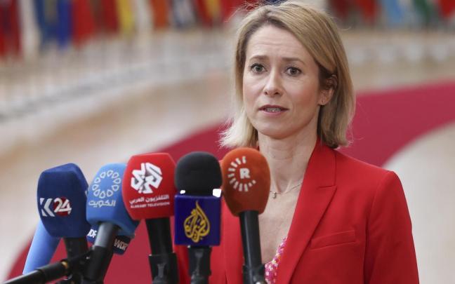 La Alta Representante de la Unión Europea para Política Exterior, Kaja Kallas.