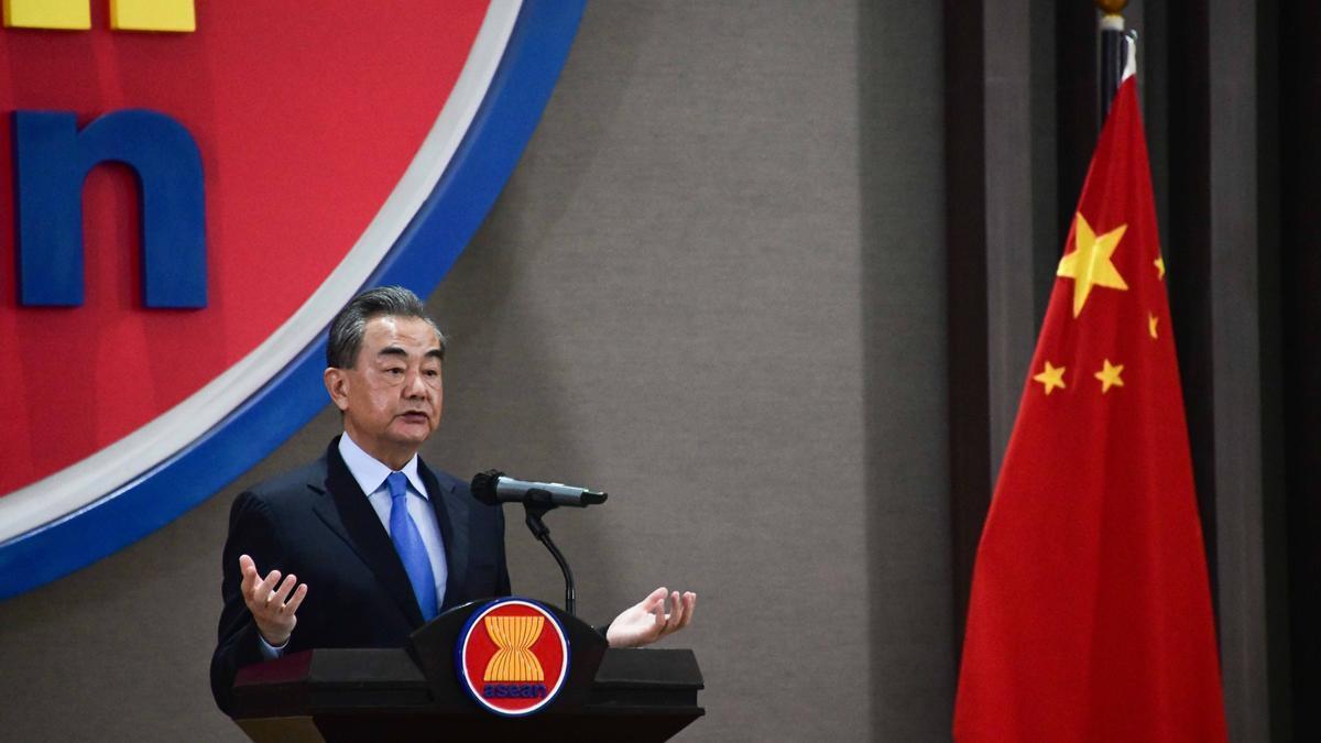 Wang Yi, ministro de Exteriores chino.