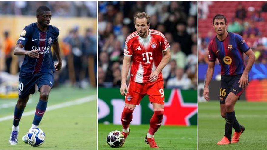 Dembélé, Kane y Rodri, entre los nominados al Balón de Oro.