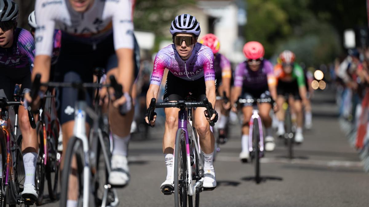 Ane Santesteban, en una competición de este curso.