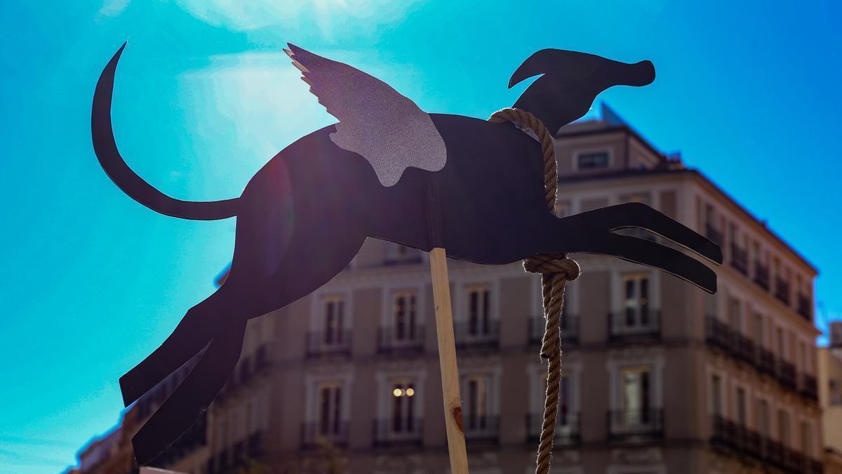 Imagen de archivo de una manifestación contra el maltrato animal en Madrid,