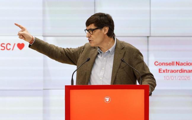 El presidente de la Generalitat catalana, Salvador Illa