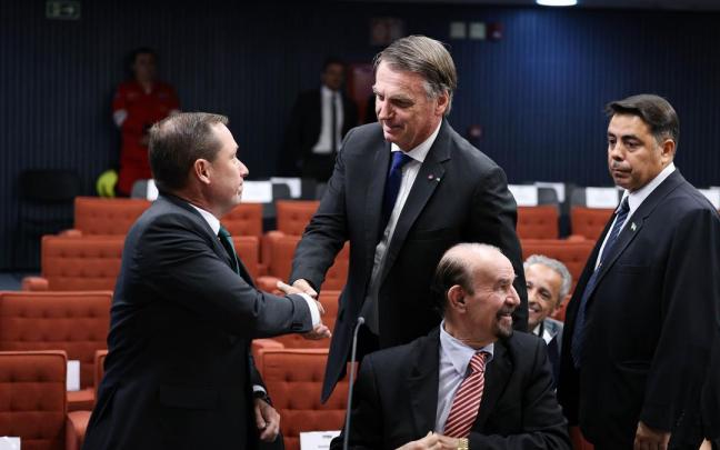 El exmandatario brasileño Jair Bolsonaro.