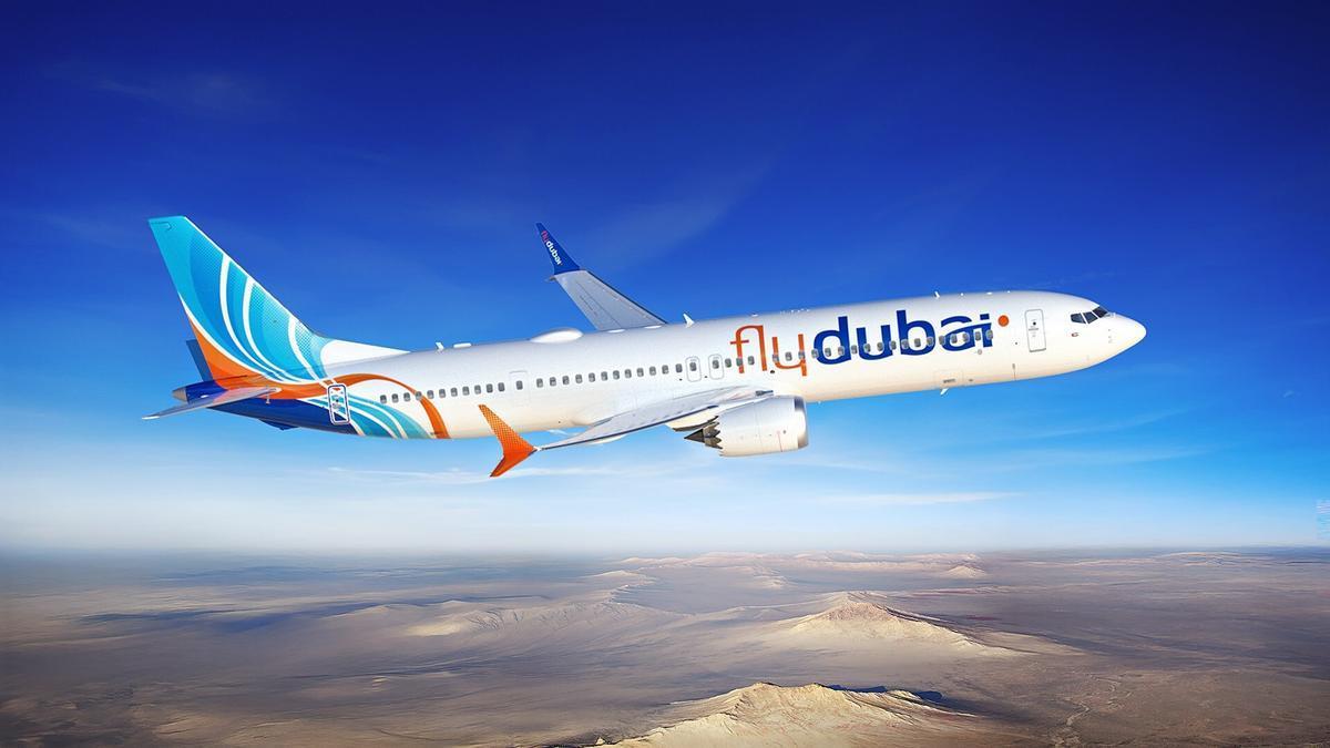 Avión de FlyDubai.