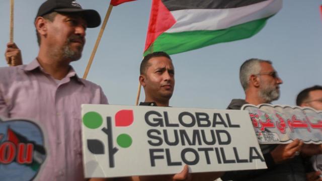 Apoyo a la Global Sumud Flotilla en Gaza