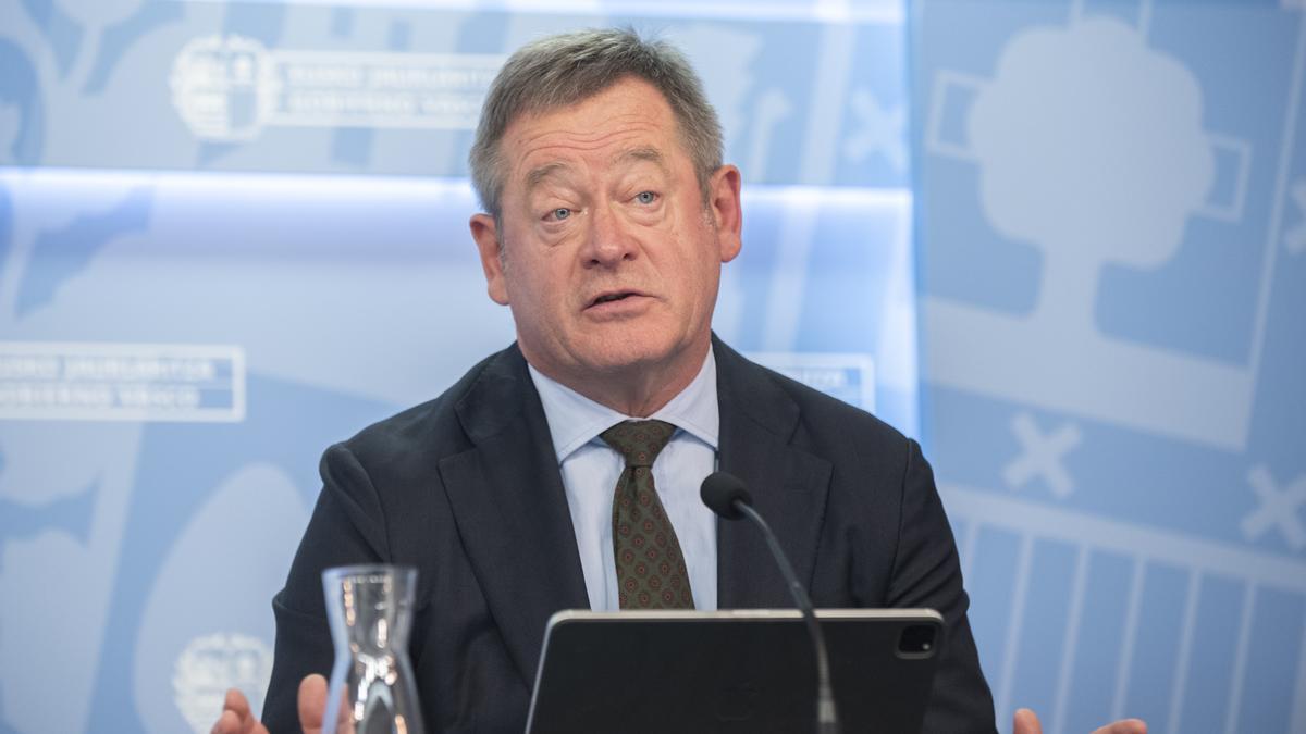 Consejero de Seguridad del Gobierno vasco, Bingen Zupiria.