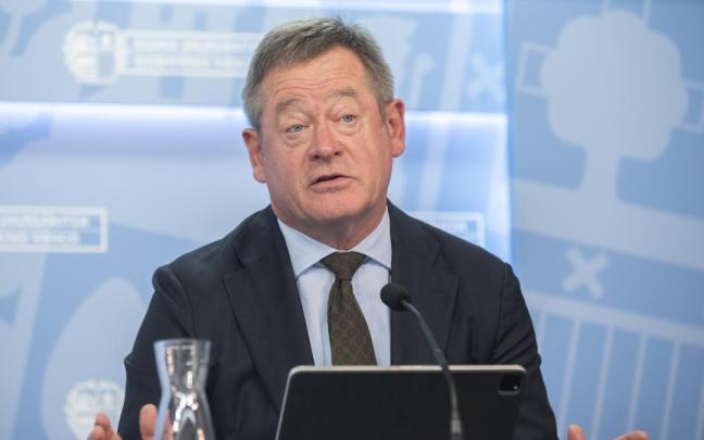 Consejero de Seguridad del Gobierno vasco, Bingen Zupiria.