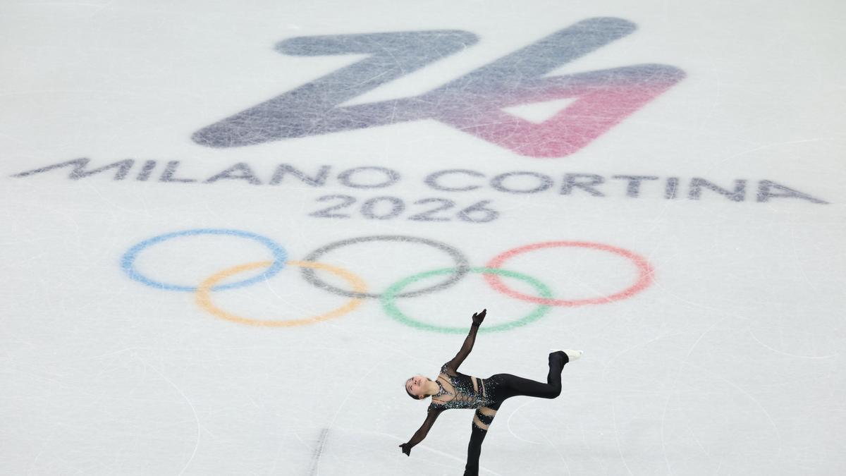 La patinadora china Ruiyang Zhang.