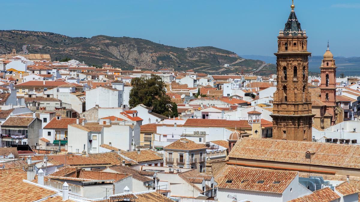 Antequera vista desde lo alto.