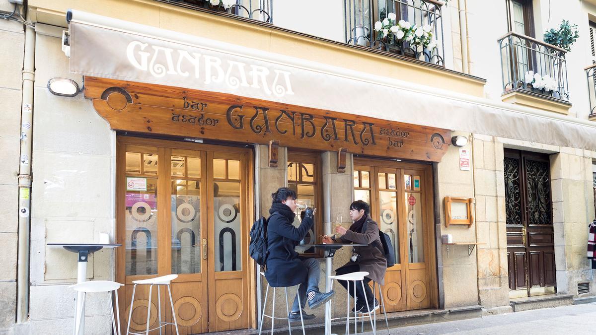 El bar Ganbara de Donostia.