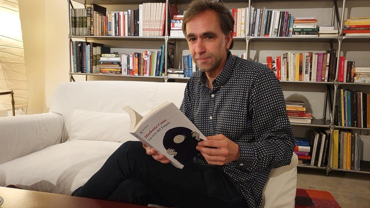 El escritor Harkaitz Cano, autor del libro 'La voz del Faquir'.