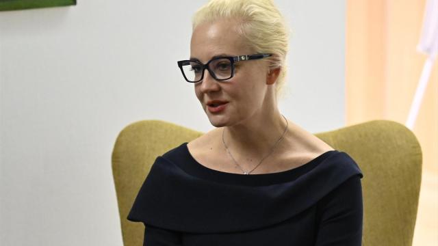 La viuda de Navalni, Yulia Navalnaya.