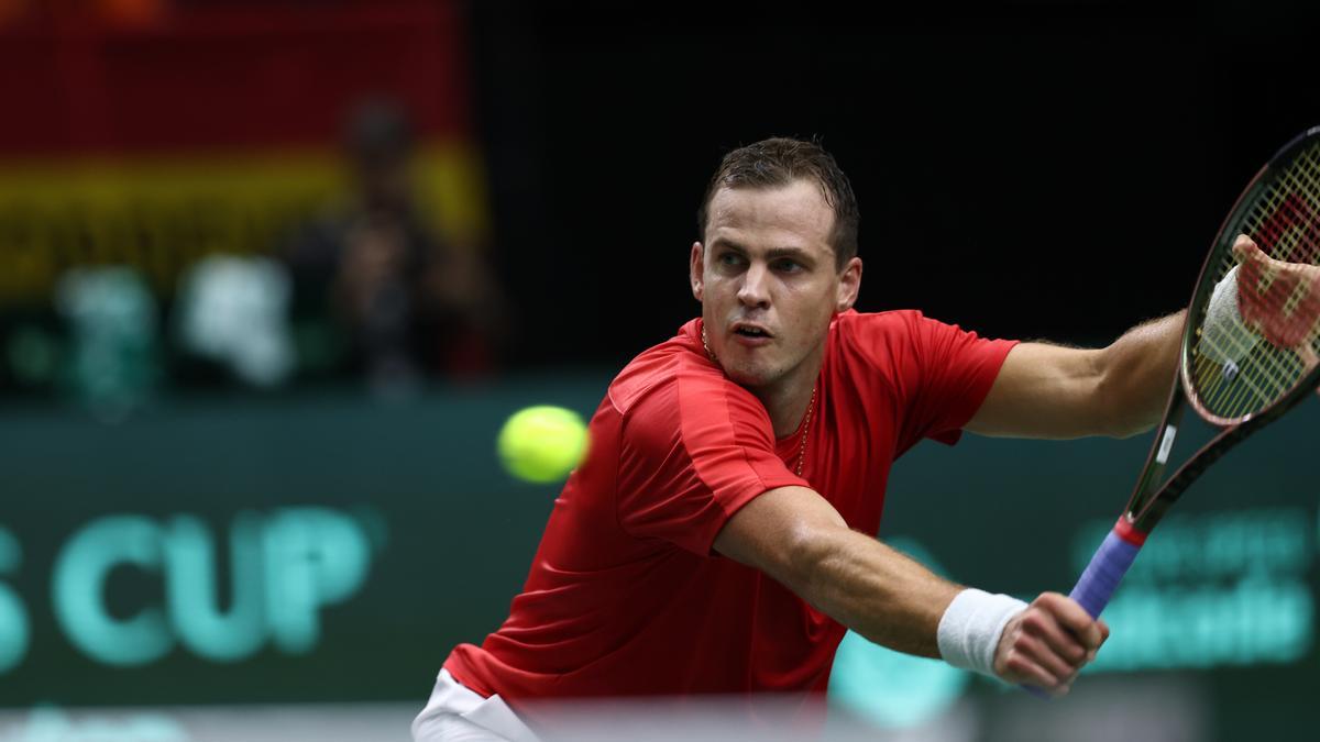 El canadiense Vasek Pospisil, creador del sindicato de tenistas junto a Djokovic.