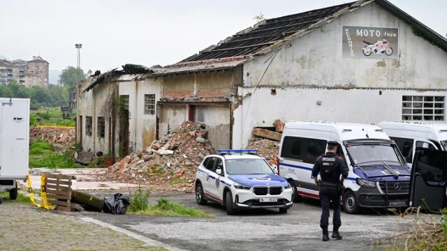 Lugar donde ha aparecido un cadaver en Irun Calle Aduana barrio