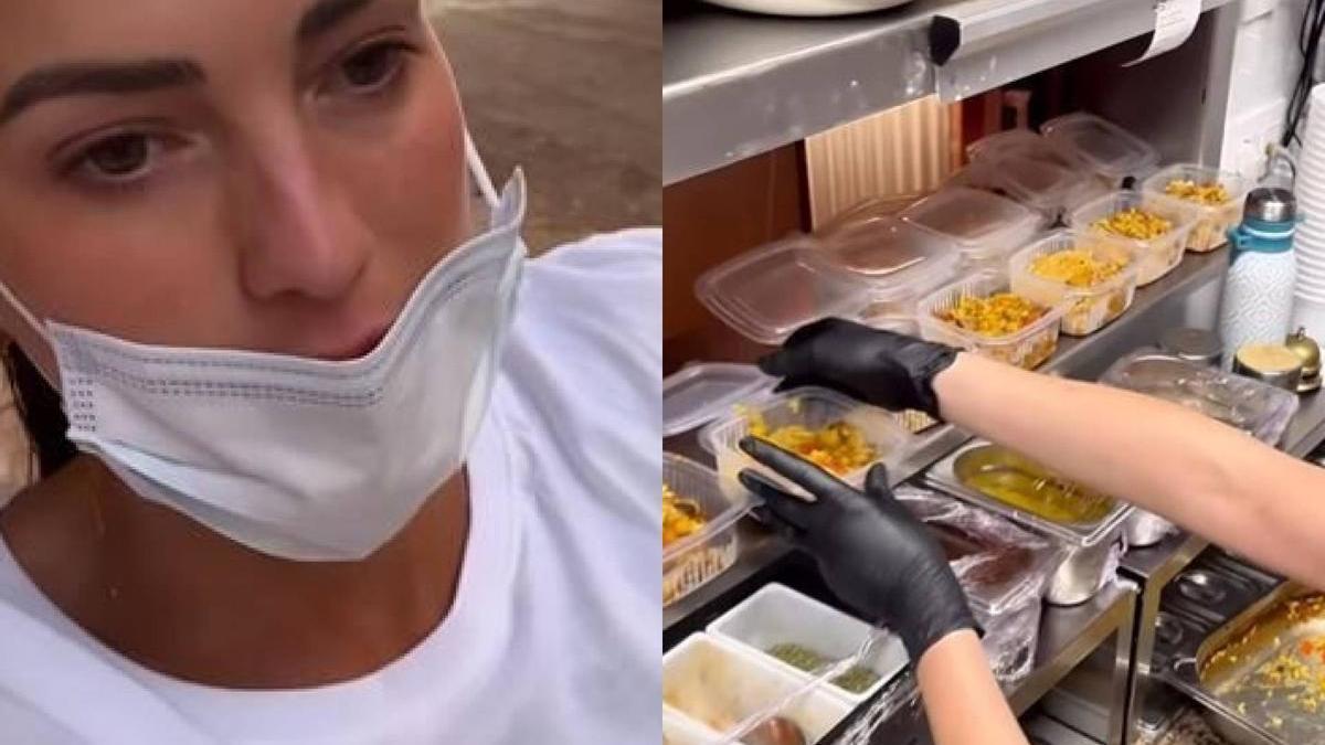 La mujer de Ibai Gómez, Ingrid Betancor, muestra la situación en Valencia tras la DANA y reparte comida para celiacos