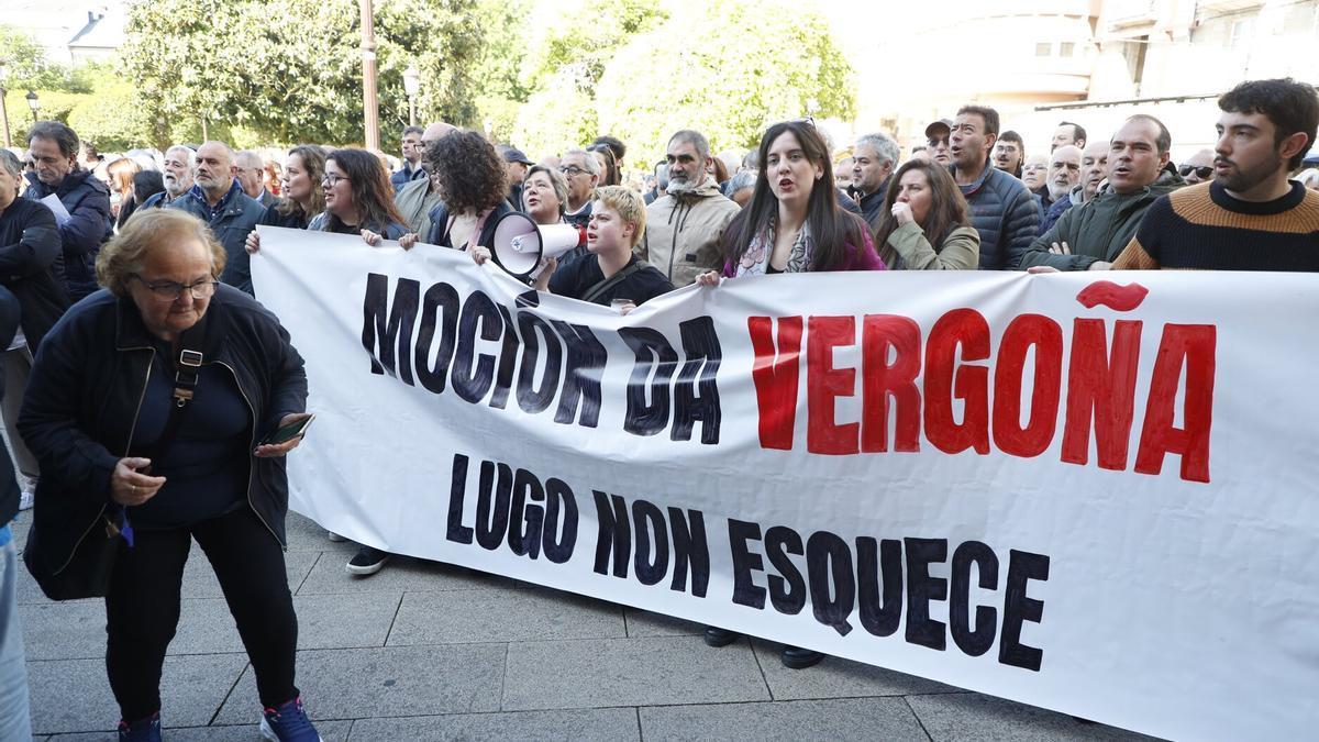 Moción de censura en el Ayuntamiento de Lugo.