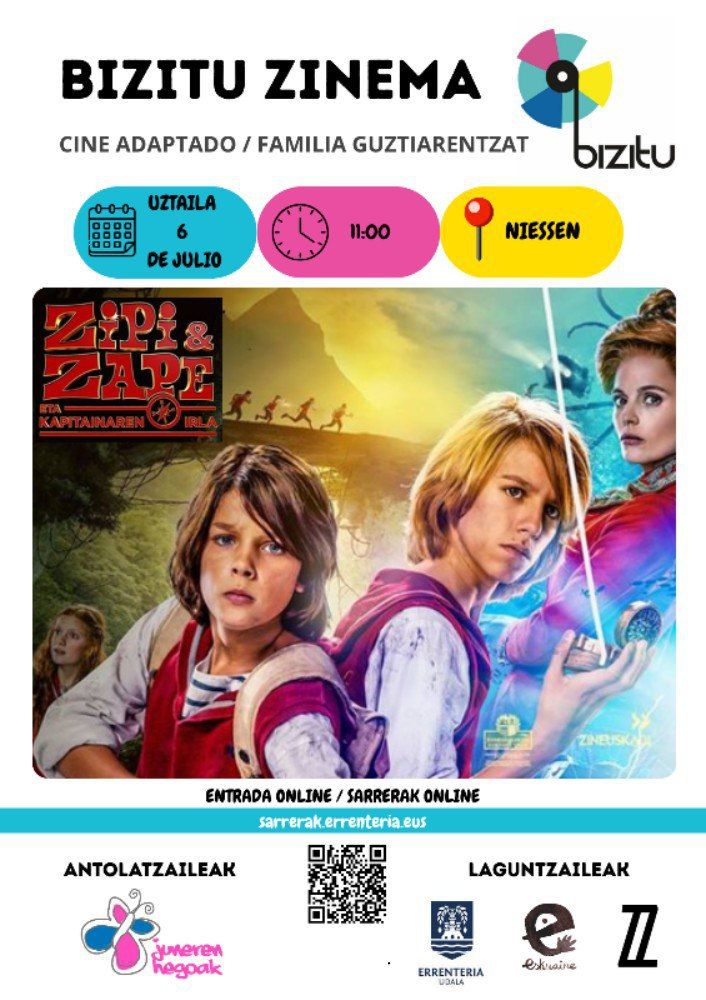 'Bizitu' zinema saioaren kartela