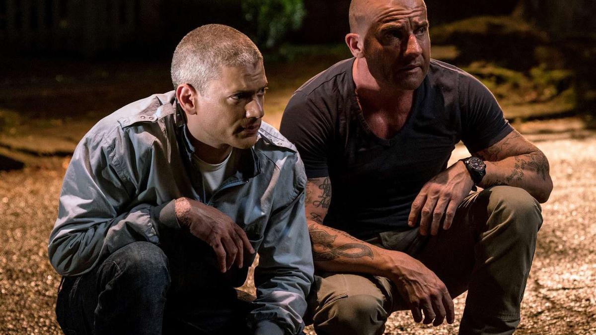 Wentworth Miller y Dominic Purcell, en una escena de ‘Prison Break’