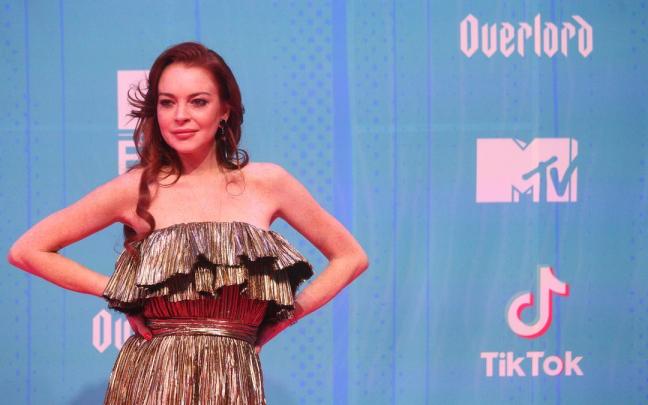 La actriz Lindsay Lohan. La actriz Lindsay Lohan.