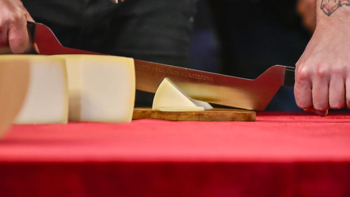 Presentación oficial del nuevo queso Idiazabal en Ordizia
