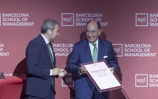 Galán recibe el premio 'Business Person of the Year'. / Iberdrola Galán recibe el premio 'Business Person of the Year'.