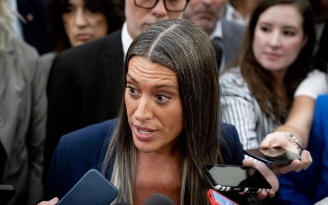 La portavoz de Junts, Miriam Nogueras, se mostraba este miércoles decepcionada con la iniciativa del Gobierno español.