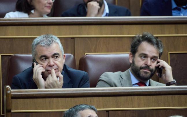 El secretario de Organización del PSOE, Santos Cerdán durante una sesión plenaria en el Congreso de los Diputados, a 12 de junio de este año.