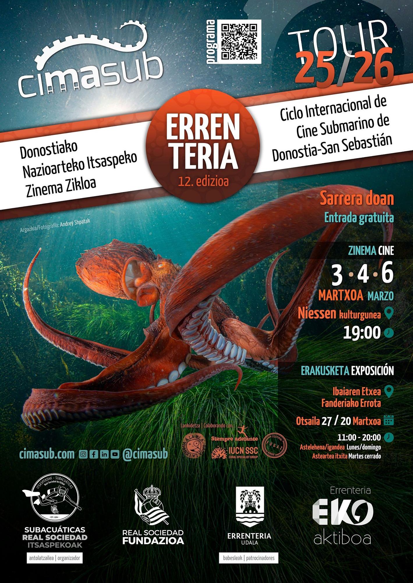 Cartel de la programación.