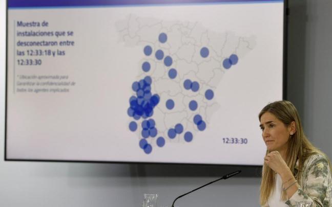 Aagesen presenta el informe sobre el apagón eléctrico del 28 de abril.