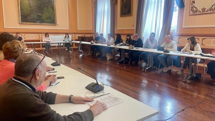Foto de la reunión de la Comisión Permanente para la Seguridad y la Convivencia celebrada esta semana.