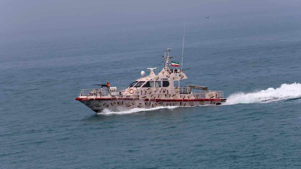 Lancha de la Guardia Revolucionaria iraní.